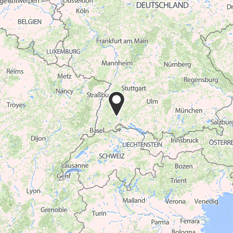 Veranstaltungsorte in Kartenansicht