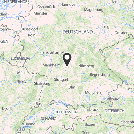 Veranstaltungsorte in Kartenansicht