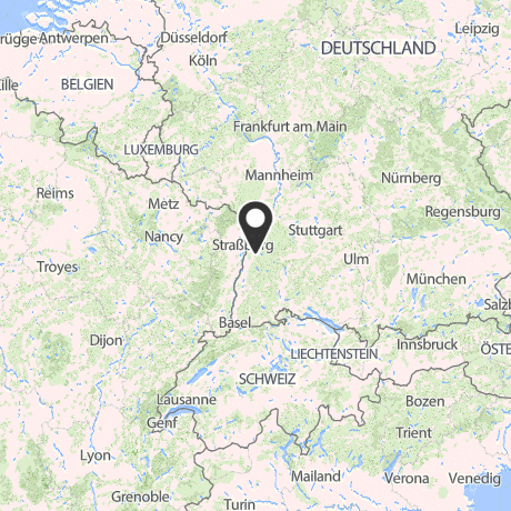 Veranstaltungsorte in Kartenansicht